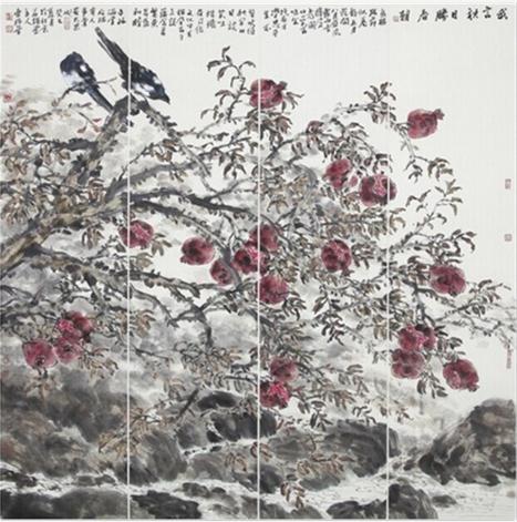 读曹瑞华写意花鸟画