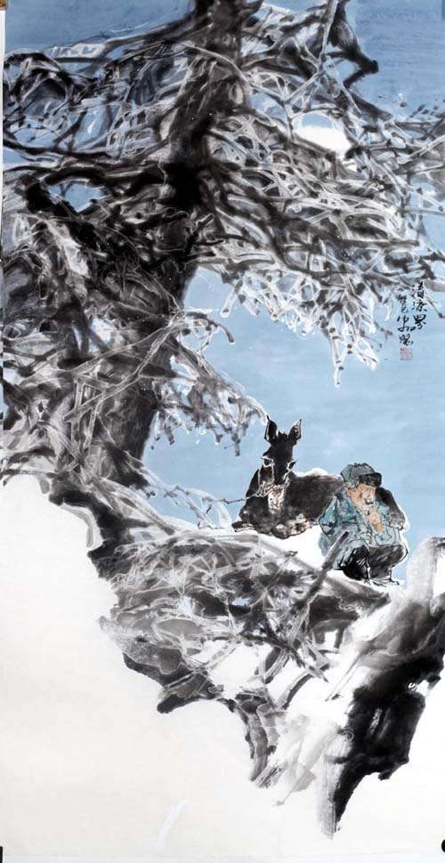 加宏杰 清凉界 136x68cm 2013年