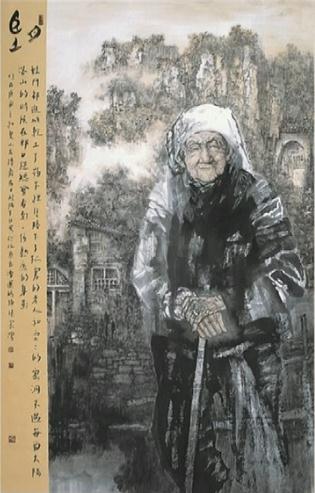 心无旁骛写人生——记新文人画家欧阳子白