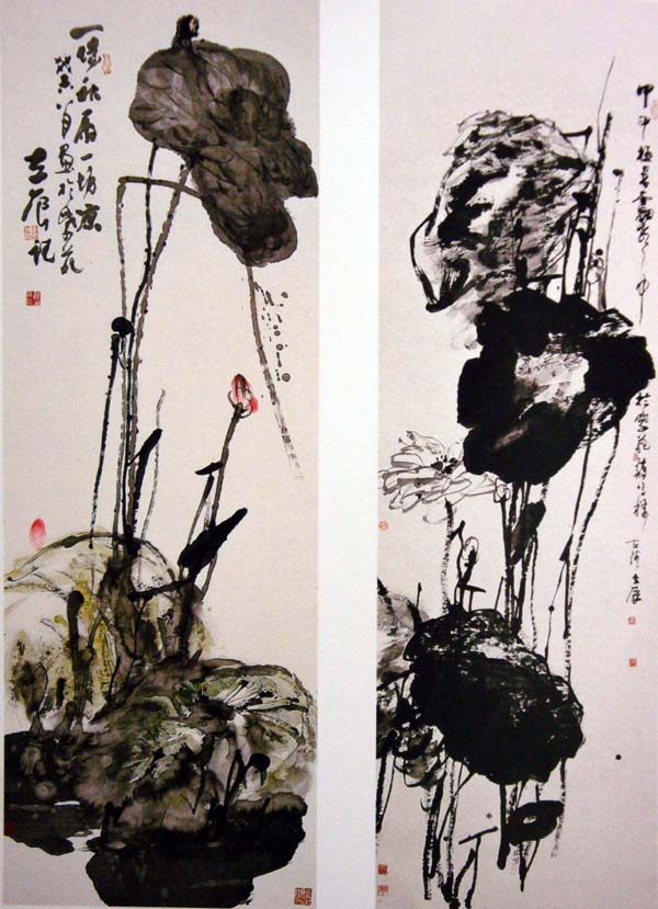 著名大写意花鸟画家张立辰先生作品欣赏