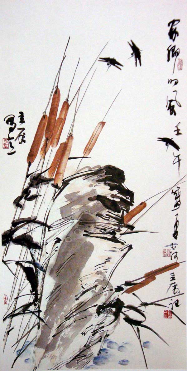 当代中国大写意花鸟画领军人物-著名画家张立辰(组图)