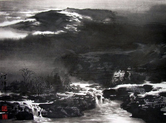 中国当代山水画大家系列-水墨陈辉(高清组图)