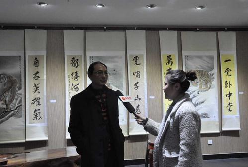 东方神威——高伟工笔虎作品展在京隆重开幕