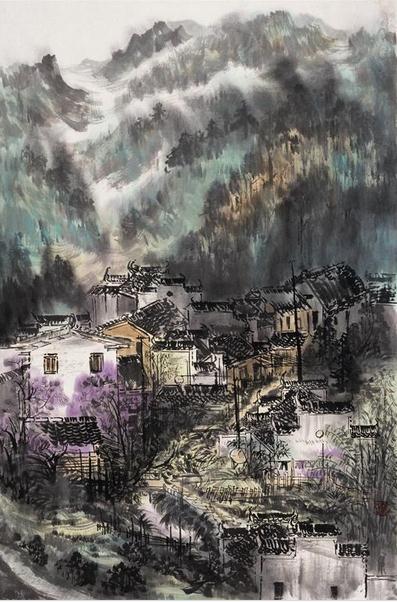 著名青绿山水画家顾大明受聘成为大道画院特聘画家