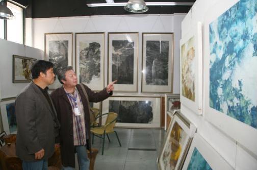 2014美术报艺术节郑忠工作室开放展海安启幕