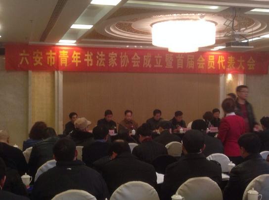 安徽六安市青年书协成立 程耀凯当选为主席