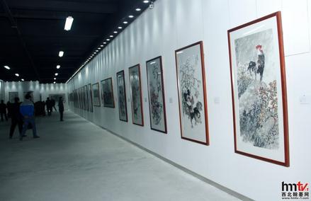 2014迎新春中国画六人展陕西西安启幕