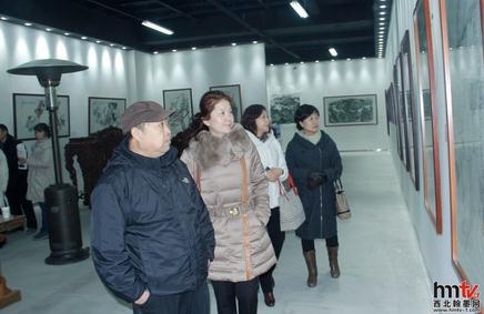 2014迎新春中国画六人展陕西西安启幕