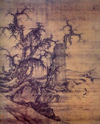 丹林窠石图