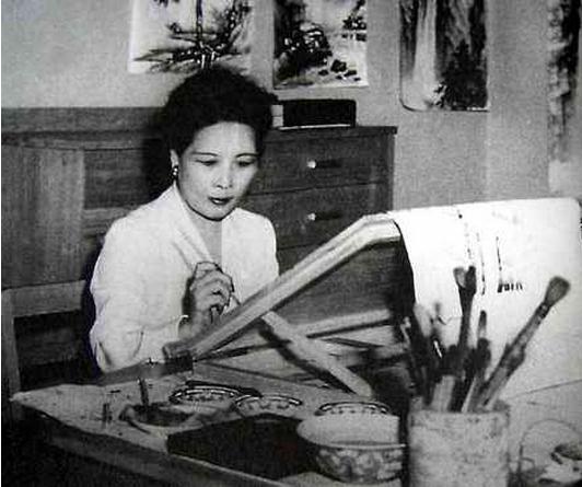 “前国母”宋美龄的中国画精品（高清组图）