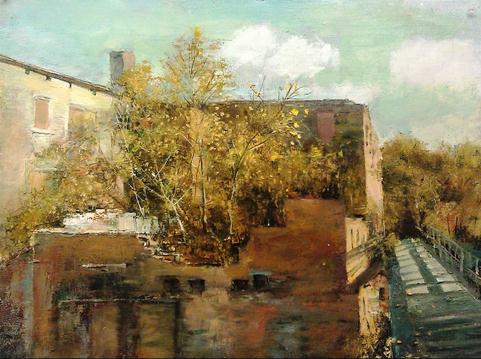 李文“无界”迎新春油画展北京宋庄开展