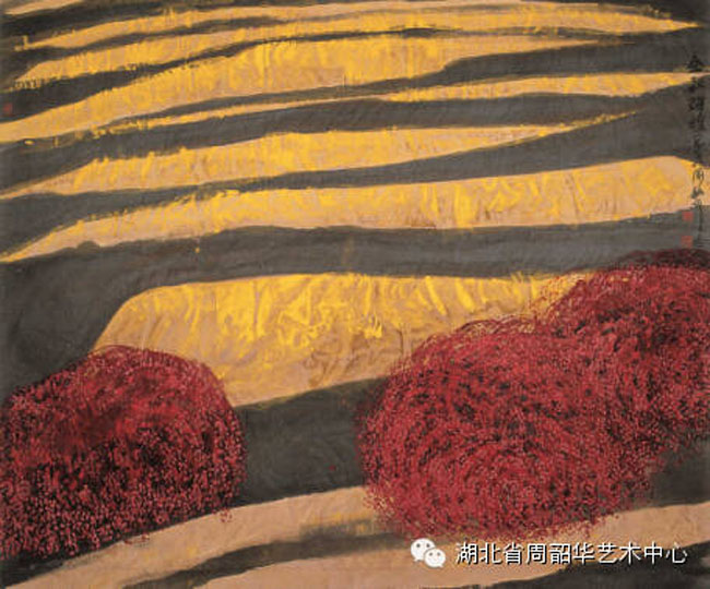周韶华 戈壁金秋
