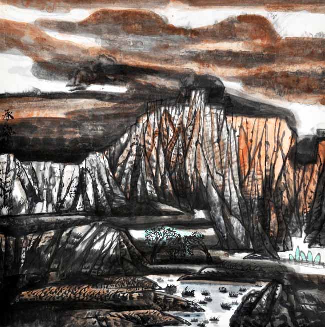 著名中国画画家翟承海作品欣赏