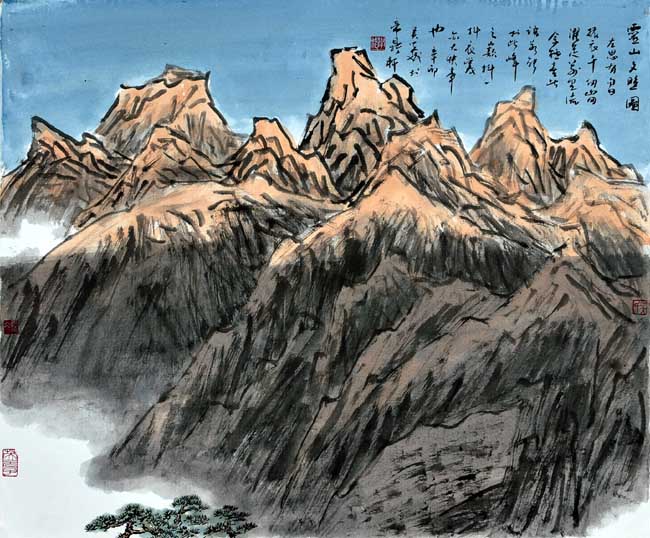吴学斌的新疆大山水作品9