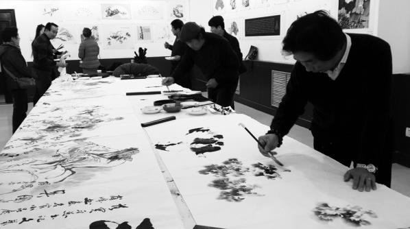 ɽ��̫ԭ�黭����СƷչ��Ļ