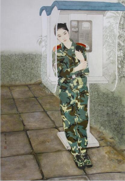 中美协会员黄梦媛受聘成为大道画院特聘画家