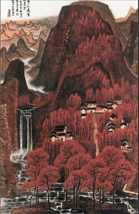 私人收藏《万山红遍》 1964年作