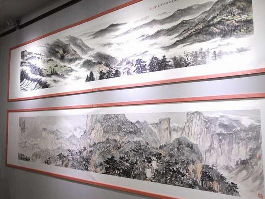 ����ϰ��ѫ����100�������黭��Ʒչ����֣�ݿ�Ļ