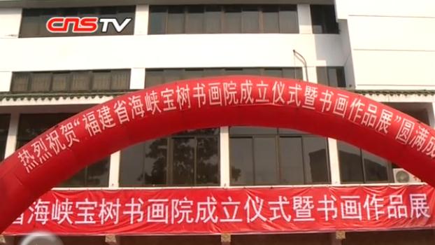 福建省海峡宝树书画院成立举办书画展