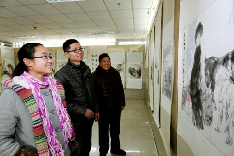 ���������оٰ�ӭ�������黭��Ʒչ