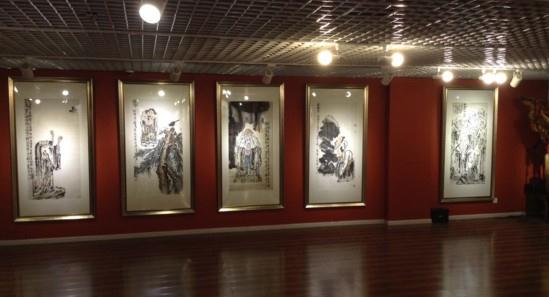 �ɽ���������黭��Ʒչ�ھ���Ļ