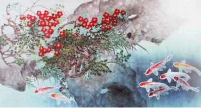 华续先、王正明书画作品展江苏扬州开展