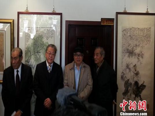 画家韩敏个展上海举行 展示海派书画风姿