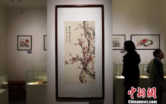 26幅宋美龄画作复制品亮相南京美龄宫