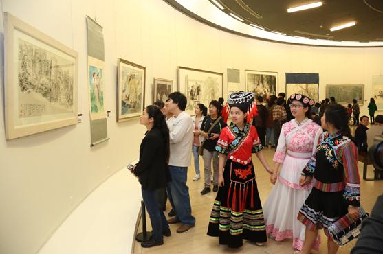 云贵美术作品联袂亮相京城