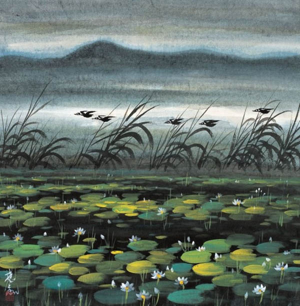 林风眠先生作品欣赏(中国山水画艺术网)
