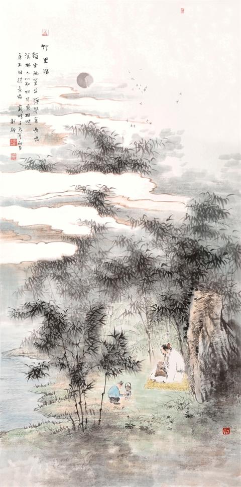 ɽˮ�������£������е�������