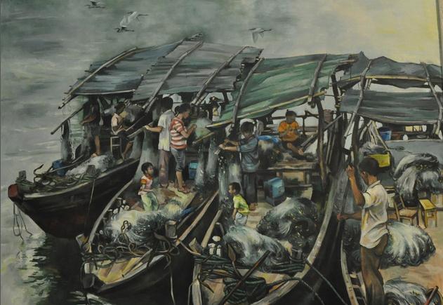 �����������ﻭ������Ʒչ������Ļ