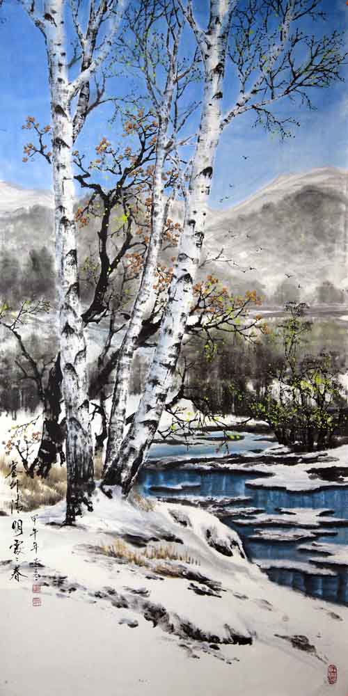 ���Ӷ�  ��������������  136X68cm   2014��