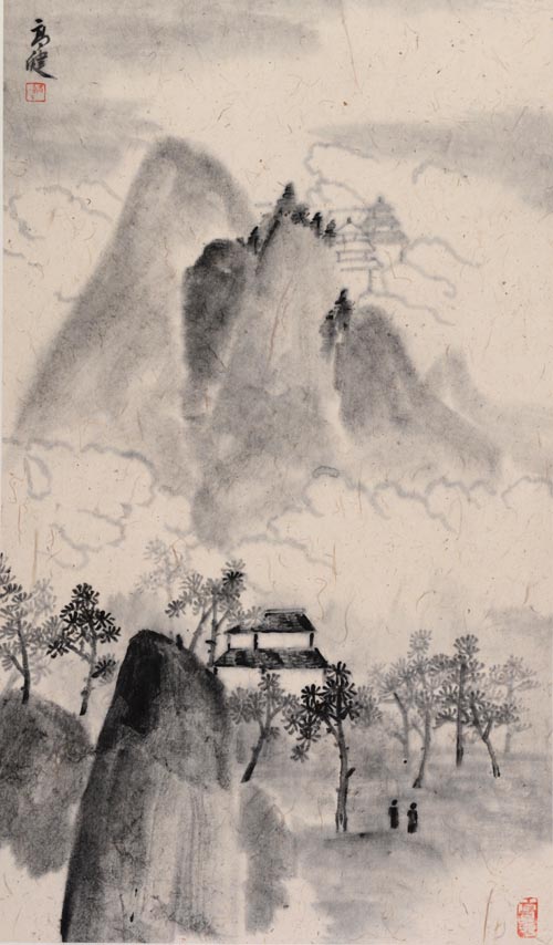 画家高健山水画作品欣赏