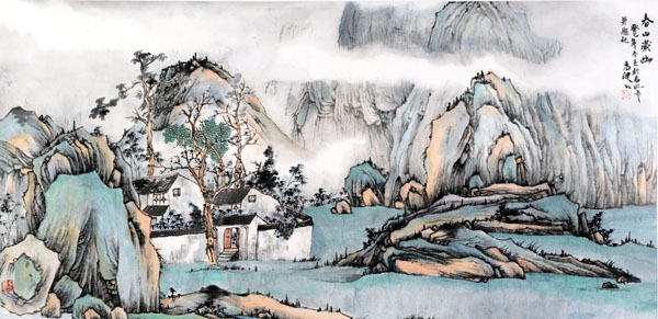 画家高健山水画作品欣赏