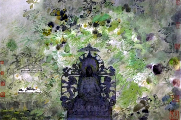 卢禹舜先生最新写生作品-《田园梦幻系列1》