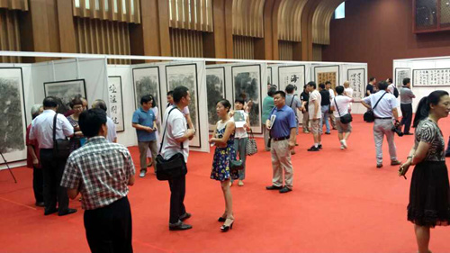 ŷ��ͬѧ���й���ѧ��Ա������й����廭�߻���Ʒչ