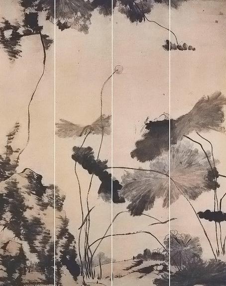 读八大山人墨荷：清风朗月，彼岸空明-中国山水画艺术网