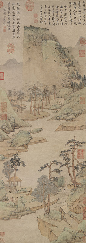 台北故宫馆藏明文徵明山水画作品赏析(组图)