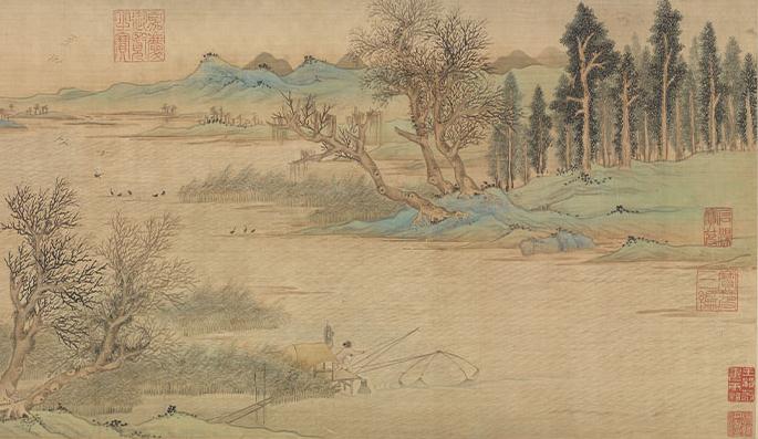 台北故宫馆藏明文徵明山水画作品赏析(组图)