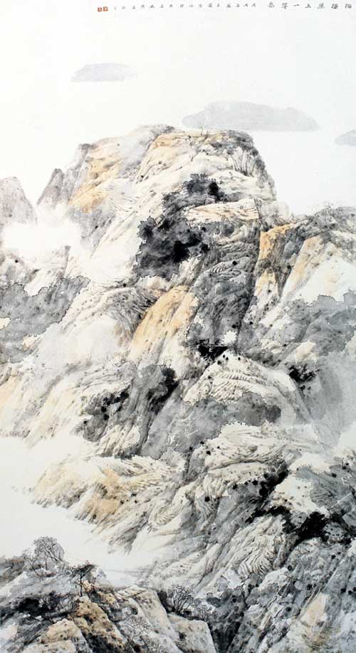 著名画家王爱忠先生作品欣赏:阳婆照上阳坡坡上来一竿高