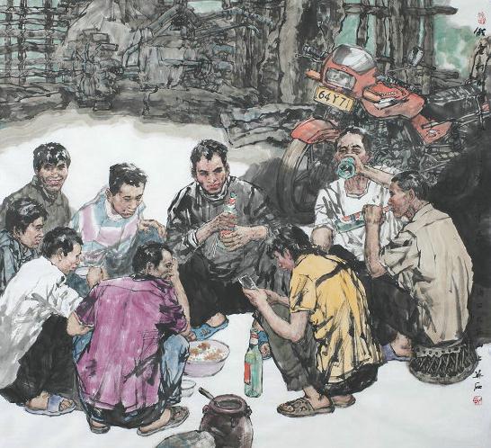 齐英石、郑山麓人物·山水画北京展9日启幕