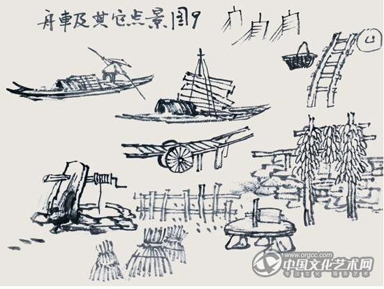 跟解金峰老师学画山水画(二)——山水画的点景