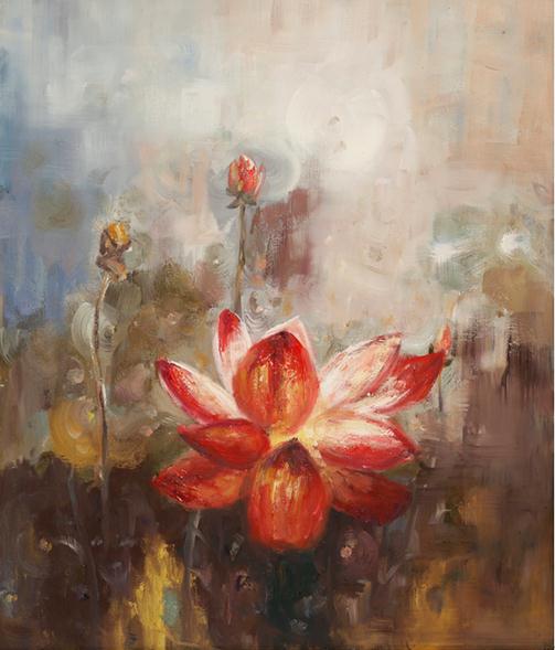 “梦绕故里 祈福心象”——卢鹏油画全国巡展(涿州站)隆重开幕
