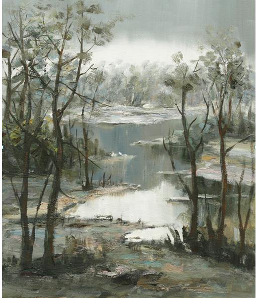 “梦绕故里 祈福心象”——卢鹏油画全国巡展(涿州站)隆重开幕