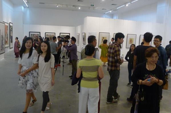 ���ѻ滭��Ʒչ�ھ���Ļ