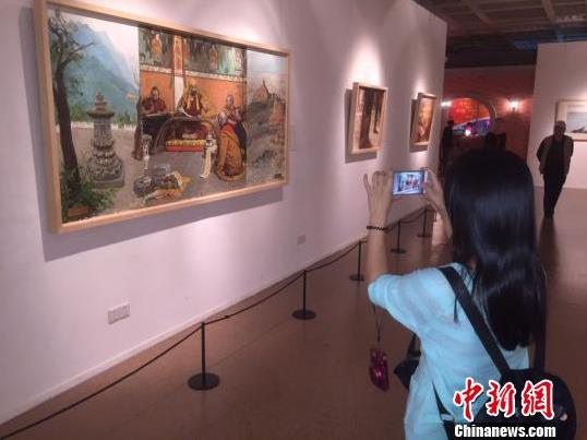 彩绘丝路·中国当代著名美术家作品展上海启幕