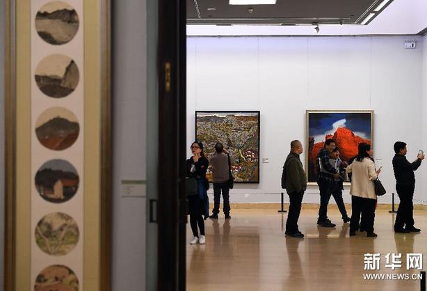 ����������̬���ƻ滭��Ʒչ�ھ���Ļ