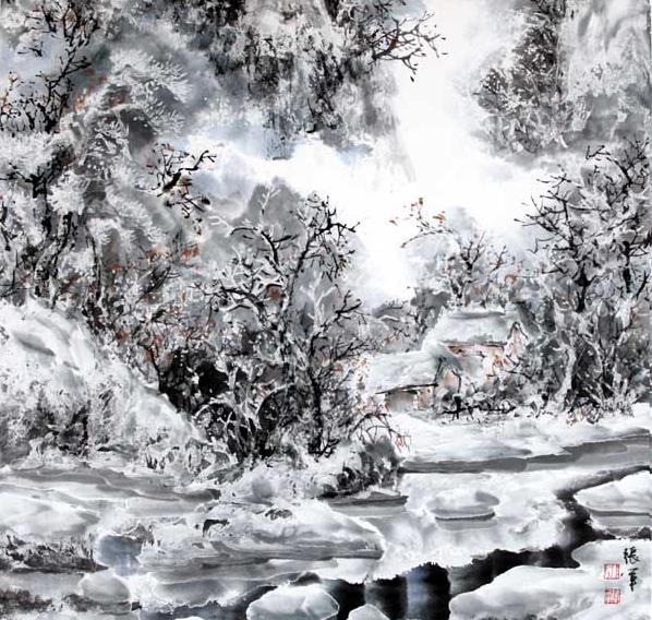 张军先生作品欣赏-山里小景