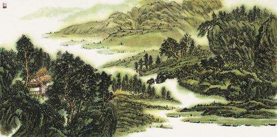 ����ɽˮ����Ʒ���າī���ݡ�2015�й��黭���